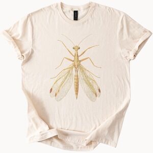 Detailed Insect Anatomy Graphic Tee Scientific Illustration Design